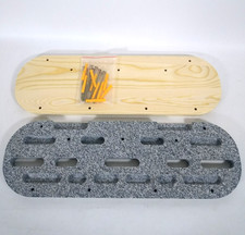 Rock Climbing hang board, finger board, stone and wood, NEW, strength training