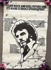 Very Rare Vintage 1974 Bruce Springsteen ‘Clouds’ CBS Records Promo Poster
