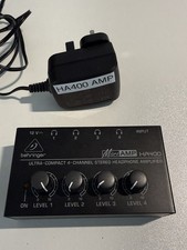 Behringer Micro Amp HA400 Stereo Headphone Amplifier & PSU