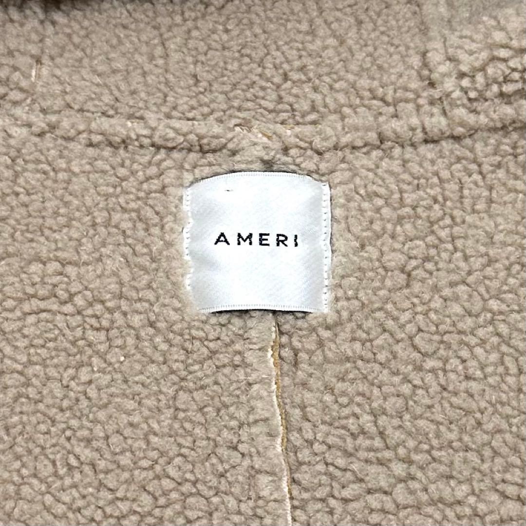 Ameri VINTAGE Shearling Sheep Mouton Coat Camel F… - image 12