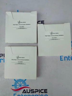 DREW MARINE 610 12.5CM DIA FILTER PAPER 12.5 CM CIRCLES QUALITATIVE LOT OF 3