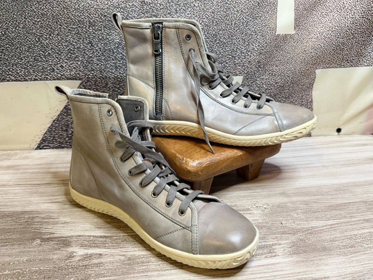 John Varvatos Gray Zip Boots for Men for Sale | Shop New  display picture 2