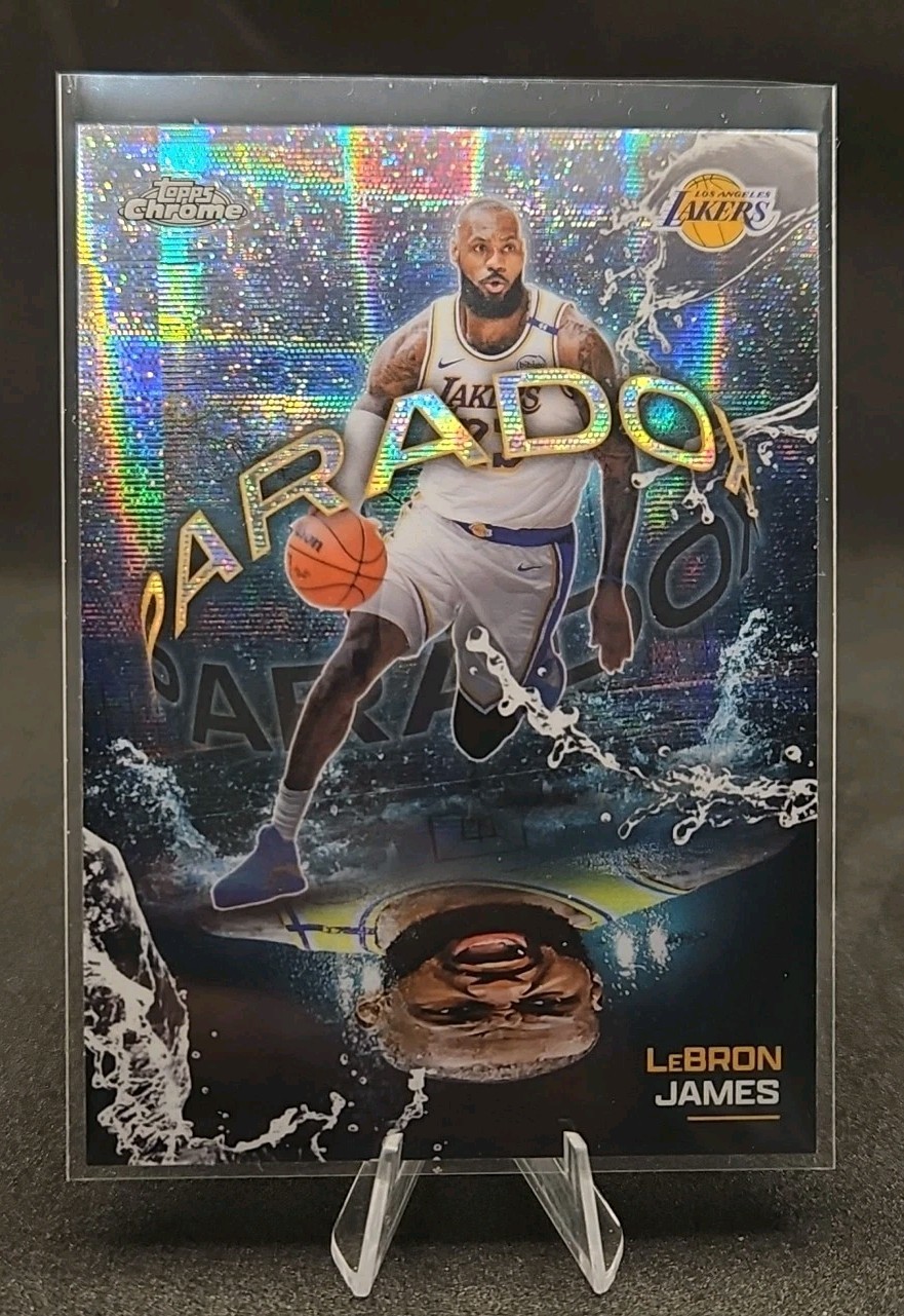 2025-26 Topps Chrome #PX-9 LeBron James Paradox Case Hit Los Angeles Lakers 🔥🔥