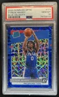 2020-21 Donruss Optic Tyrese Maxey Blue Velocity Prizm Rated Rookie #171 PSA 10