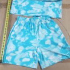 Nike Dri-FIT Boys XL Blue/White Tie-Dye 2pc Mesh Tee & Drawstring Shorts — photo 4