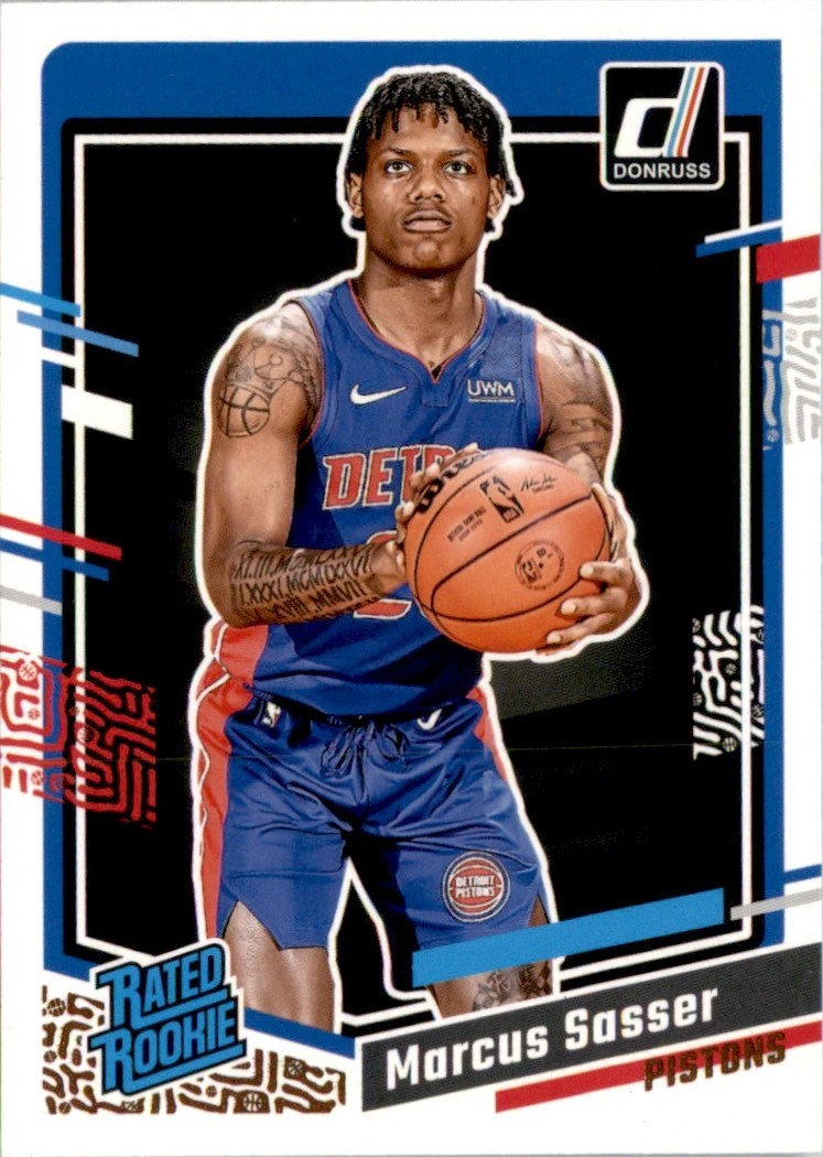 Marcus Sasser 2023-24 Donruss RC #222 Detroit Pistons