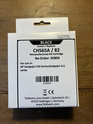 Druckerpatrone für HP Designjet 510 und 111 Schwarz, Nr. 82, Nachbau