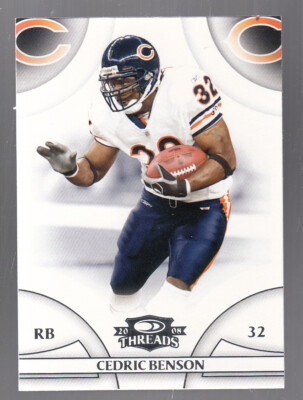 2008 DONRUSS PLAYOFF THREADS FOOTBALL #118 CEDRIC BENSON CHICAGO BEARS - NM/MT