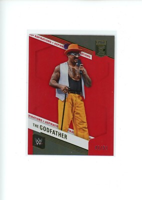 2023 Donruss Elite WWE The Godfather #113 Aspirations Red Parallel