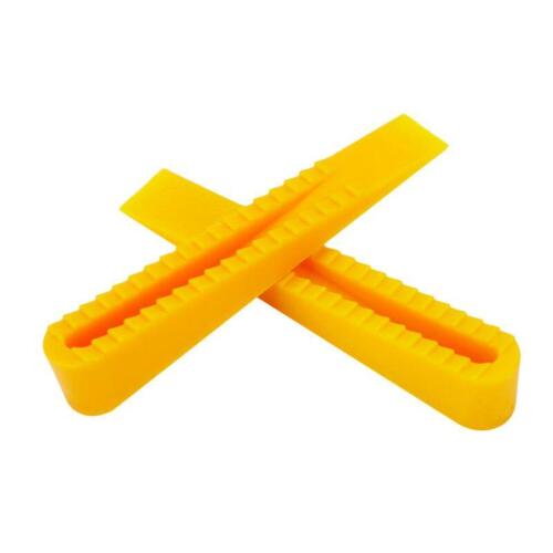 100X Tile Leveling System Wedges - Tiling Spacer Tool Kit for Even Tile - Afbeelding 1 van 9