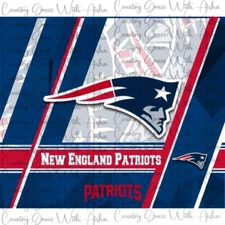 20oz Skinny Tumbler Wrap Patriots Football Sublimation Transfer Ready To Press