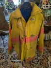 New ListingVintage Retired Firefighter Turnout Jacket Fire Coat Used 46 X 35 Shell Only!