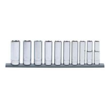 Husky 38 In. Drive Deep Metric Socket Set 10-piece
