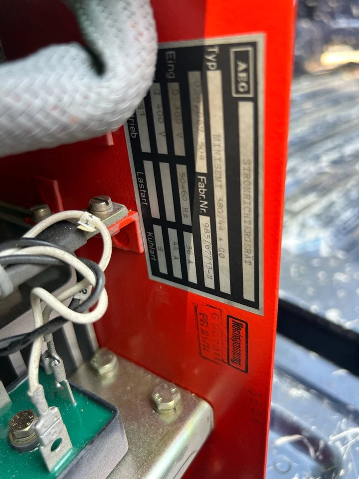 Retificador de energia AEG 029.067 Minisemi 380/44 + Go - Imagem 4 de 4