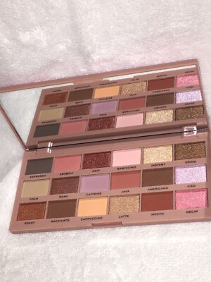 MAKEUP REVOLUTION I Heart Revolution COFFEE Eyeshadow Palette Boxed AUTHENTIC 