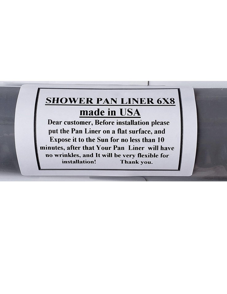 SHOWER PAN LINER KIT 6X8 | eBay