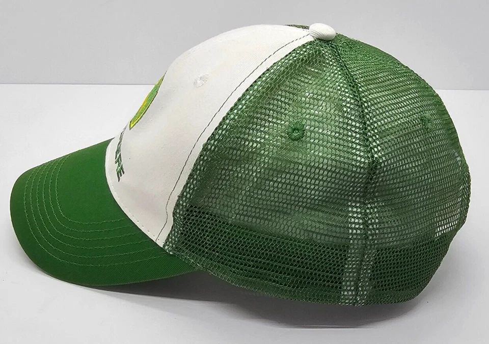 Gorra vintage John Deere Snapback blanca y John Deere verde Foto 2 de 4