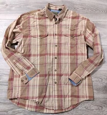 Vintage Roper Shirt Adult Large Brown Red Plaid Button Up Casual Mens 