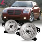 For Dodge Magnum 2005-2008 Clear Pair Bumper Fog Lights Replacement Lamps L+R