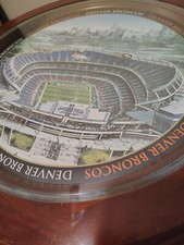 🏈 Denver Broncos Invesco At Mile High Stadium Danbury Mint End Table 🏈