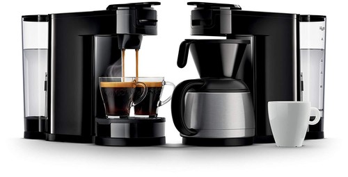 Senseo HD7892/60 Cafetera Maquina de Café 2 en 1 Capsulas o Café Molido  1450 W | eBay