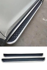 PER FIAT FREEMONT 2010-2023 NERO INSERTI CROMO PEDANE LATERALI MINIGONNE