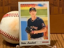 Peter Lambert Colorado Rockies Nostalgic Topps Heritage Card