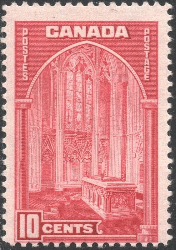 Canada SC#241 10¢ Memorial Chamber, Parliament Building Single (1938) MNH