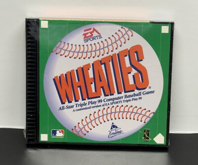 America Online AOL Wheaties All Star Triple Play 99 EA Sport PC Baseball Game