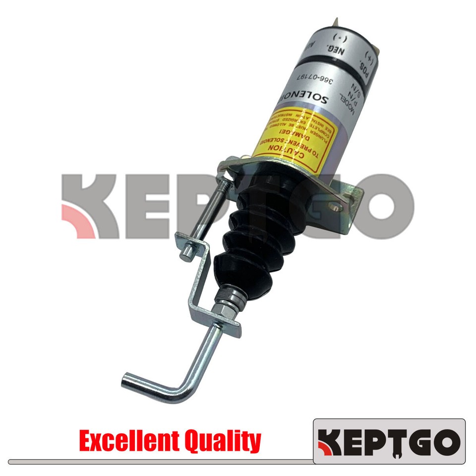 12v Solenoid Fuel Shut Off Solenoid Valve 1502 12V Fuel Shutdown Shut Off Solenold Lister Petter LPW LPWS LPWT Engine 366-07197 - | PH Small Engine Fuel Shut Off Valve - Foto 10