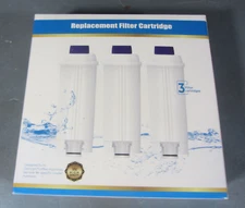 Box of 3 Filter Cartridges for DLSC002  Delonghi Coffee Machines EC800, EC680