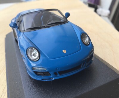 1/43 MINICHAMPS PORSCHE 911 (997) , speedster, open roof, Blue
