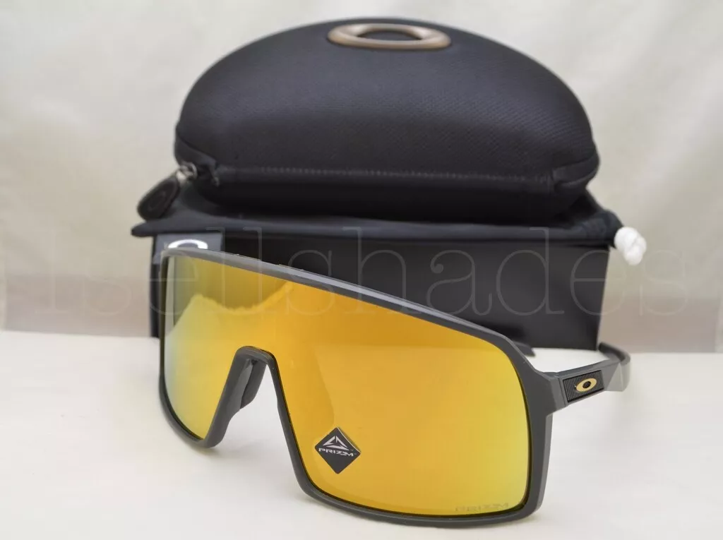 Sutro Prizm 24K Lenses, Matte Carbon Frame Sunglasses