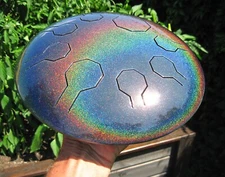 Mini-Vibe - Stainless Steel Tongue Drum - Moonshine - 8 Notes - Freya - Handpan