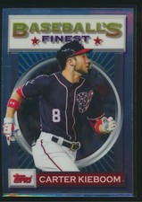 2020 Topps Baseball's Finest Flashbacks #135 Carter Kieboom Nationals