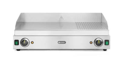 Grillplatte, HENDI, Profi Line, 2/3 glatt, 1/3 gerillt, 230V/3500W, 720x530x(H)2