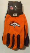 NFL BRONCOS GLOVES WINTER GLOVES NO SLIP GLOVES 3D TEAM LOGO:B19-28