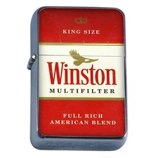 Oil Lighter Vintage American Cigarette Smoking Ad Classic