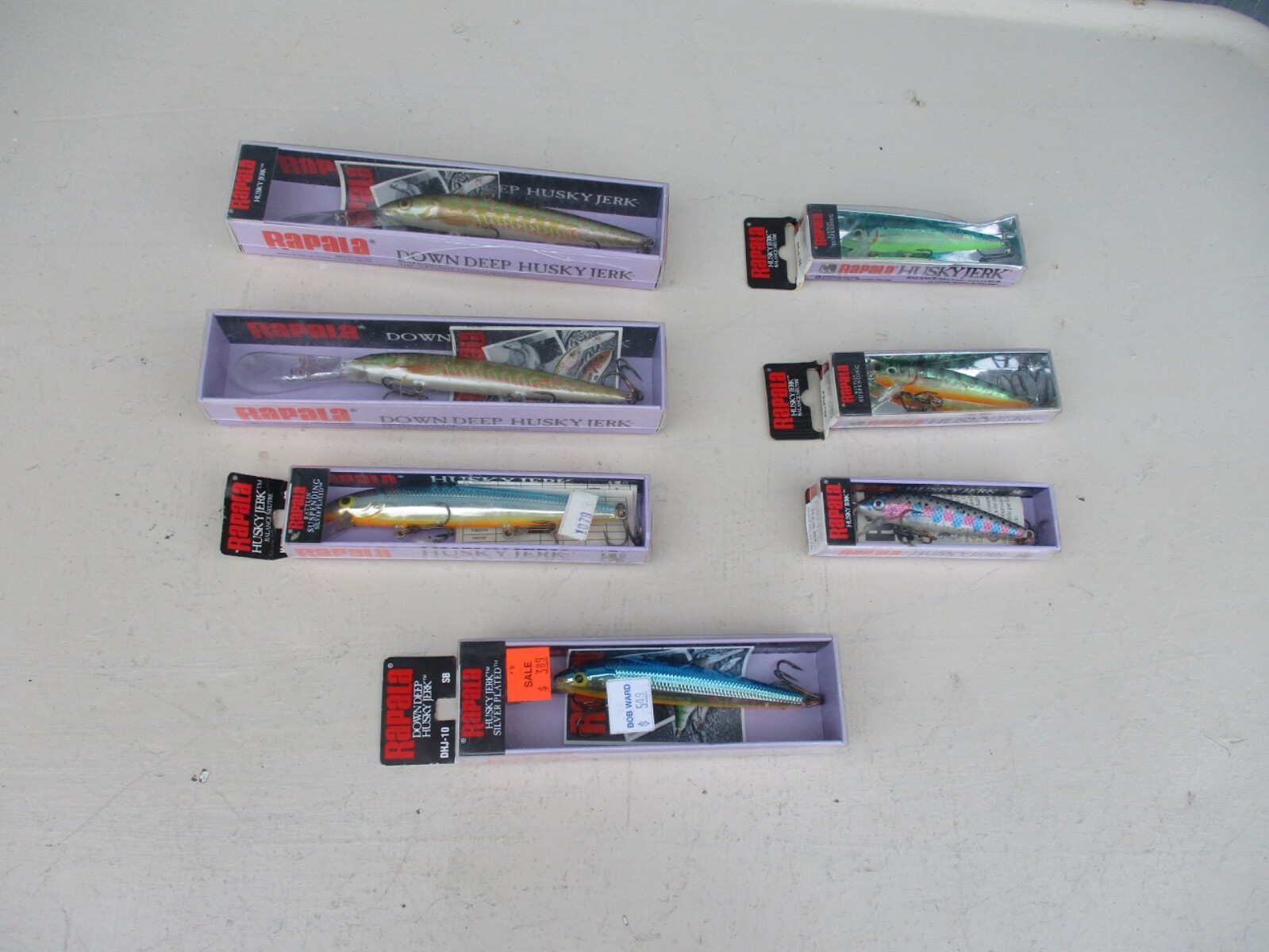 7 RAPALA DOWN DEEP HUSKY JERK Suspending Balance Neuter Fishing Plugs Lures - Image 1