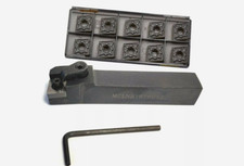 MCLNR1616H12 16mm Lathe Carbide Turning Tool Holder 10Pcs CNMG120408-PM Insert