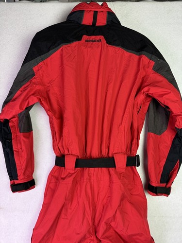 VINTAGE OBERMEYER SKIANZUG MIT KAPUZE ROT HERREN GRÖSSE MEDIUM - Bild 10 von 23