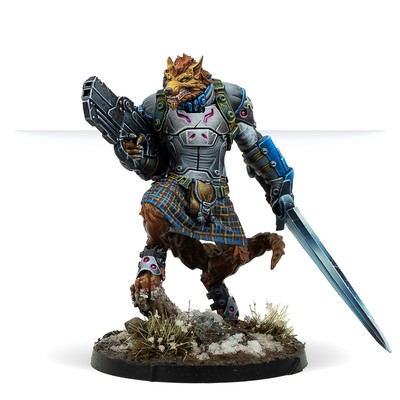 McMurrough, Mercenary Dog-Warrior Infinity Ariadna Corvus Belli Tabletop NEU