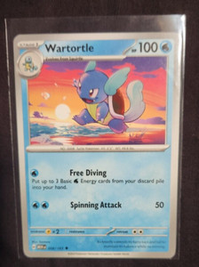 Wartortle 2023 Scarlet & Violet: 151 #008/165 Base Price Wartortle 2023 Scarlet & Violet: 151 #008/165 Base Price