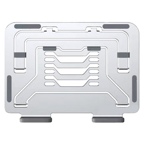 Adjustable Laptop Stand, Portable Folding Notebook Risers with Heat Dissipation - Photo 3/11