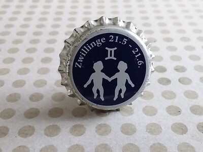 1x Old Crown Cap Horoscope Zodiac Gemini 21.5.-21.6. uncorked