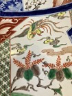 Large 18” Beautiful Yamatoku Japanese Kutani Porcelain Charger Meiji Period — photo 4