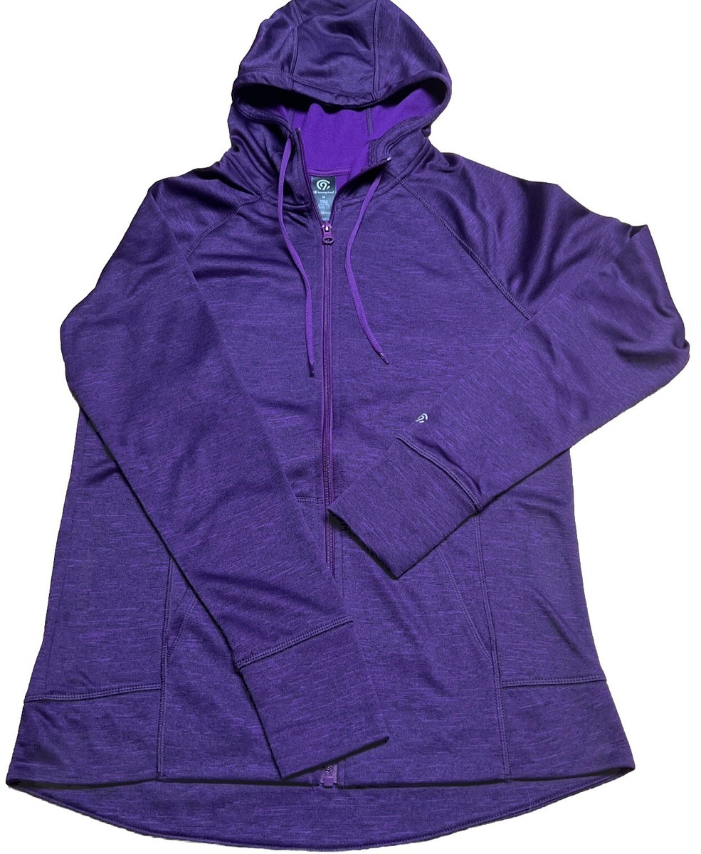 CHAMPION C9 Target Wicking Thumbholes Purple Zip Run Gym Jog CHAMPION C9 Target Wicking Thumbholes Purple Zip Run Gym Jog
