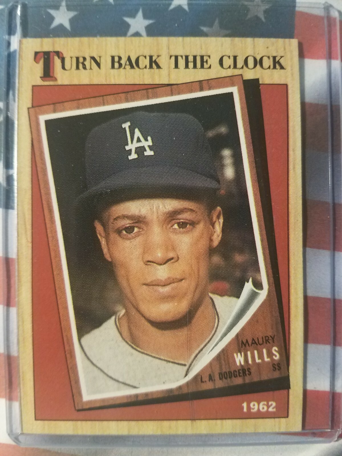 MAURY WILLIS DODGERS 1962 TURN BACK THE CLOCK 1987 TOPPS CARD #315 | eBay