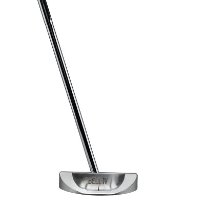 Bell IV No-Offset Mallet 390 CNC Milled Long Golf Putter 37'' Winn Jumbo Lite 