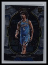 2022-23 Panini Select NBA #99 Jaylin Williams Base Concourse Rookie RC THUNDER
